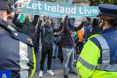 Anti-lockdown protesters clash with police in Dublin