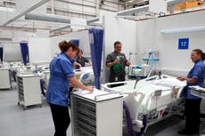 Nightingale hospitals told to prepare for new influx of Covid patients