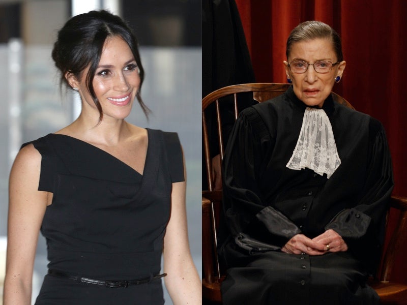 Meghan Markle honours Ruth Bader Ginsburg with podcast outfit