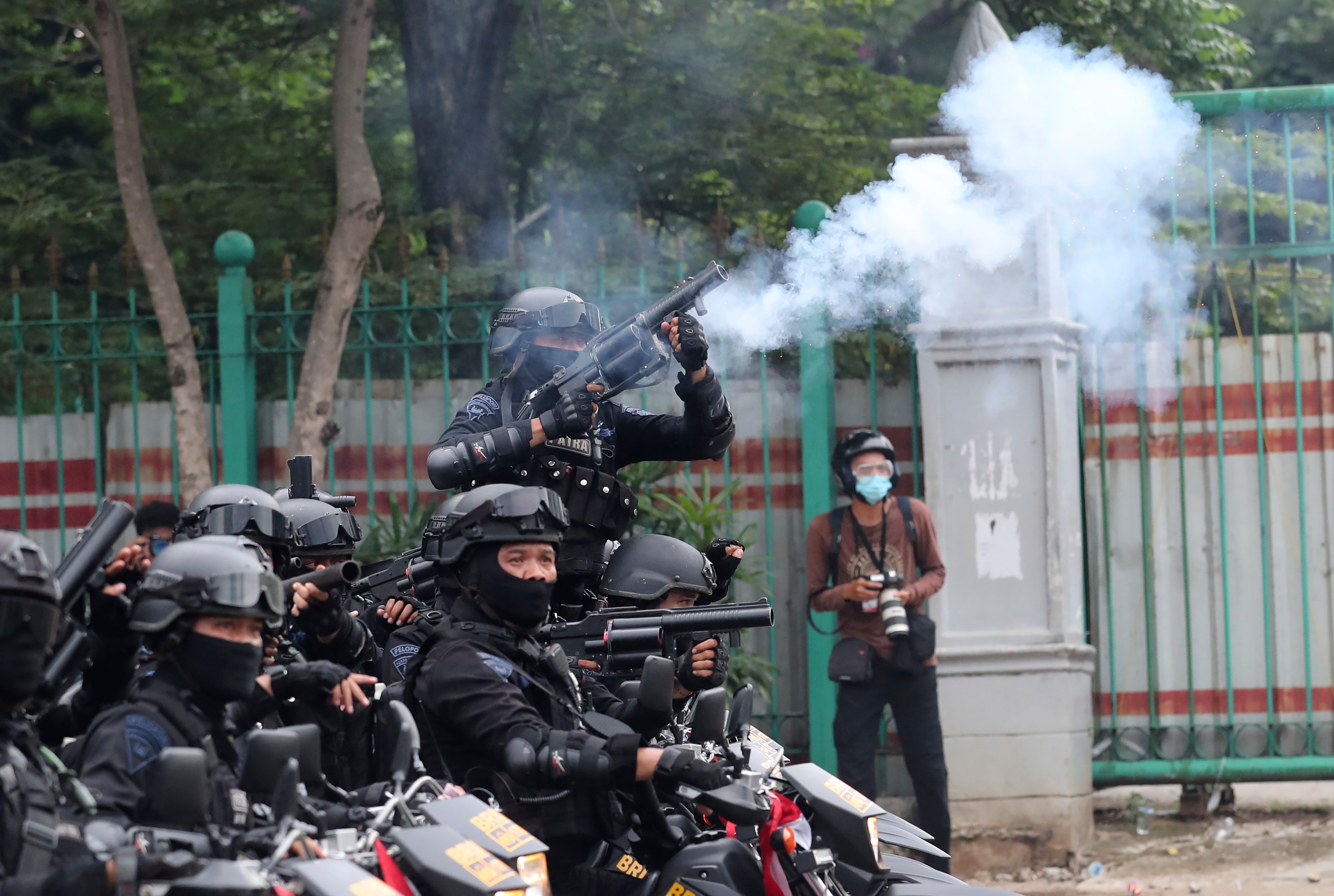 APTOPIX Indonesia Protests