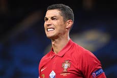 Cristiano Ronaldo tests positive for coronavirus