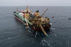 Activists board supertrawler in North Sea ‘protected waters’