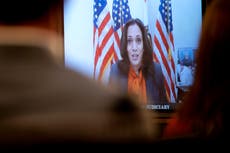 Harris targets vulnerable Republicans at Amy Coney Barrett hearing