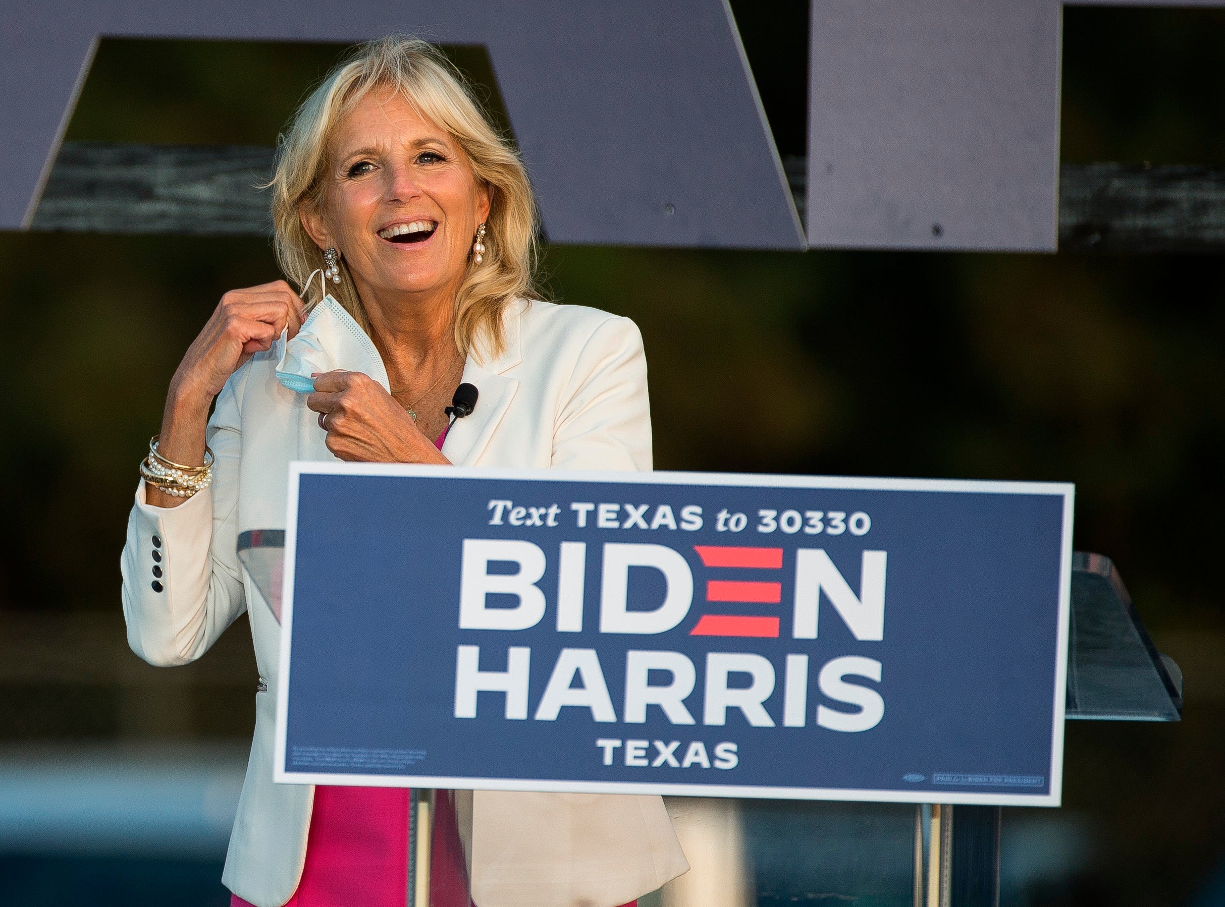 Election 2020 Jill Biden Texas