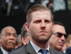 Eric Trump mocked for using rally crowd sizes to claim polls are wrong