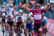 Demare wins stage 11 to clinch his fourth victory of the Giro