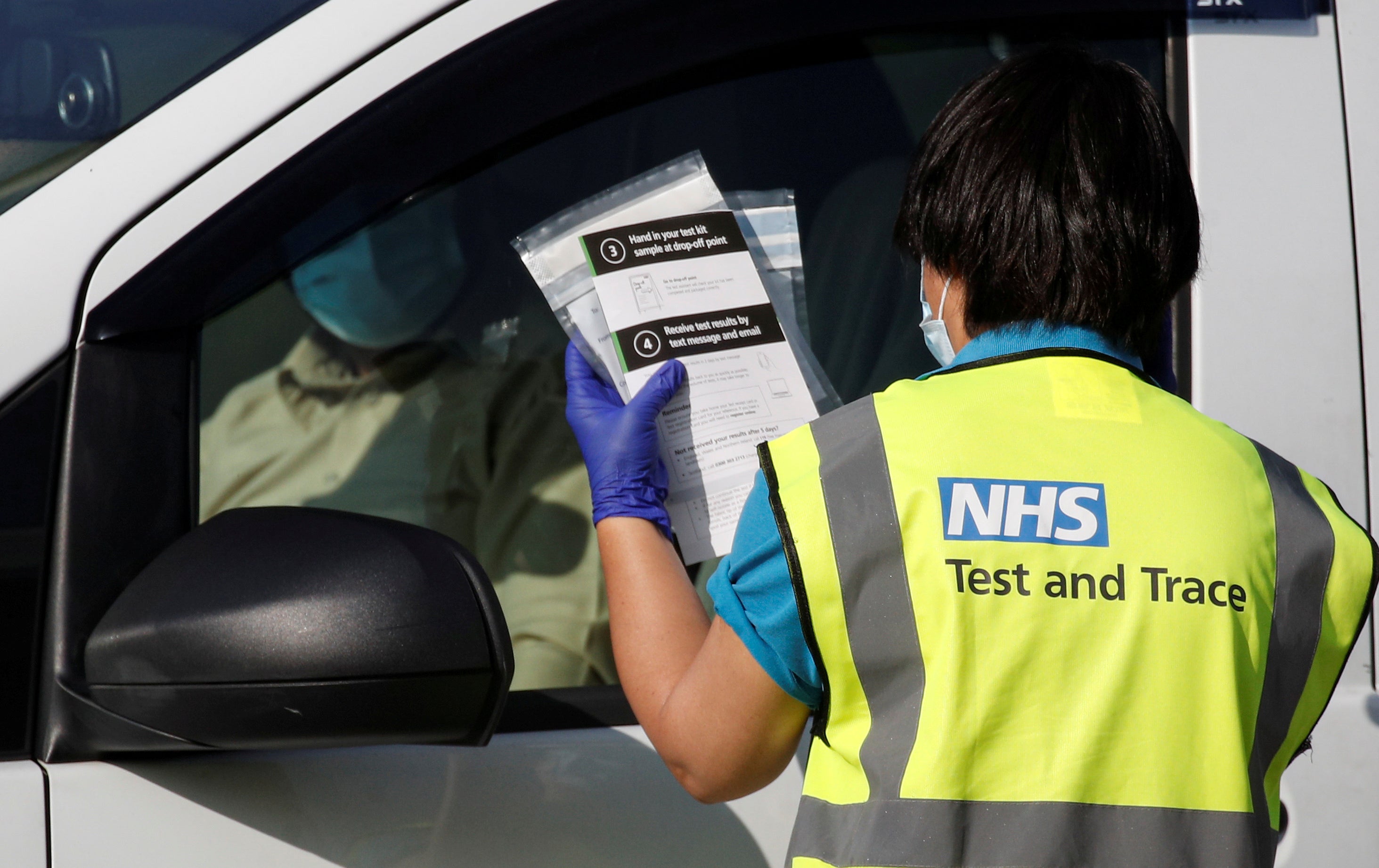 Surging infections are feared to be overwhelming the UK’s test and trace system