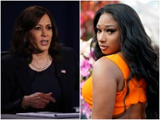 Kamala Harris praises Megan Thee Stallion’s essay about shooting