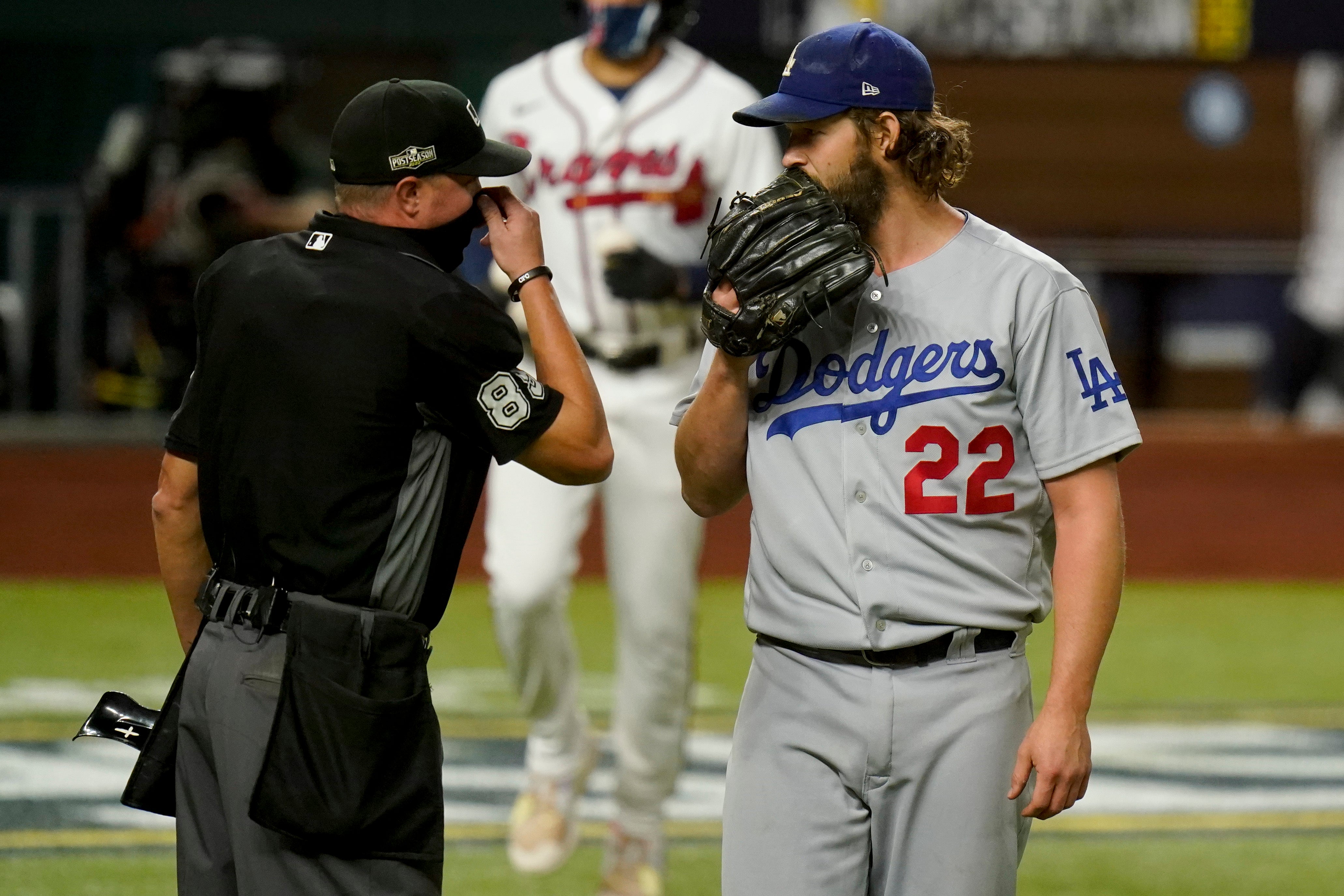 NLCS Dodgers Braves Baseball