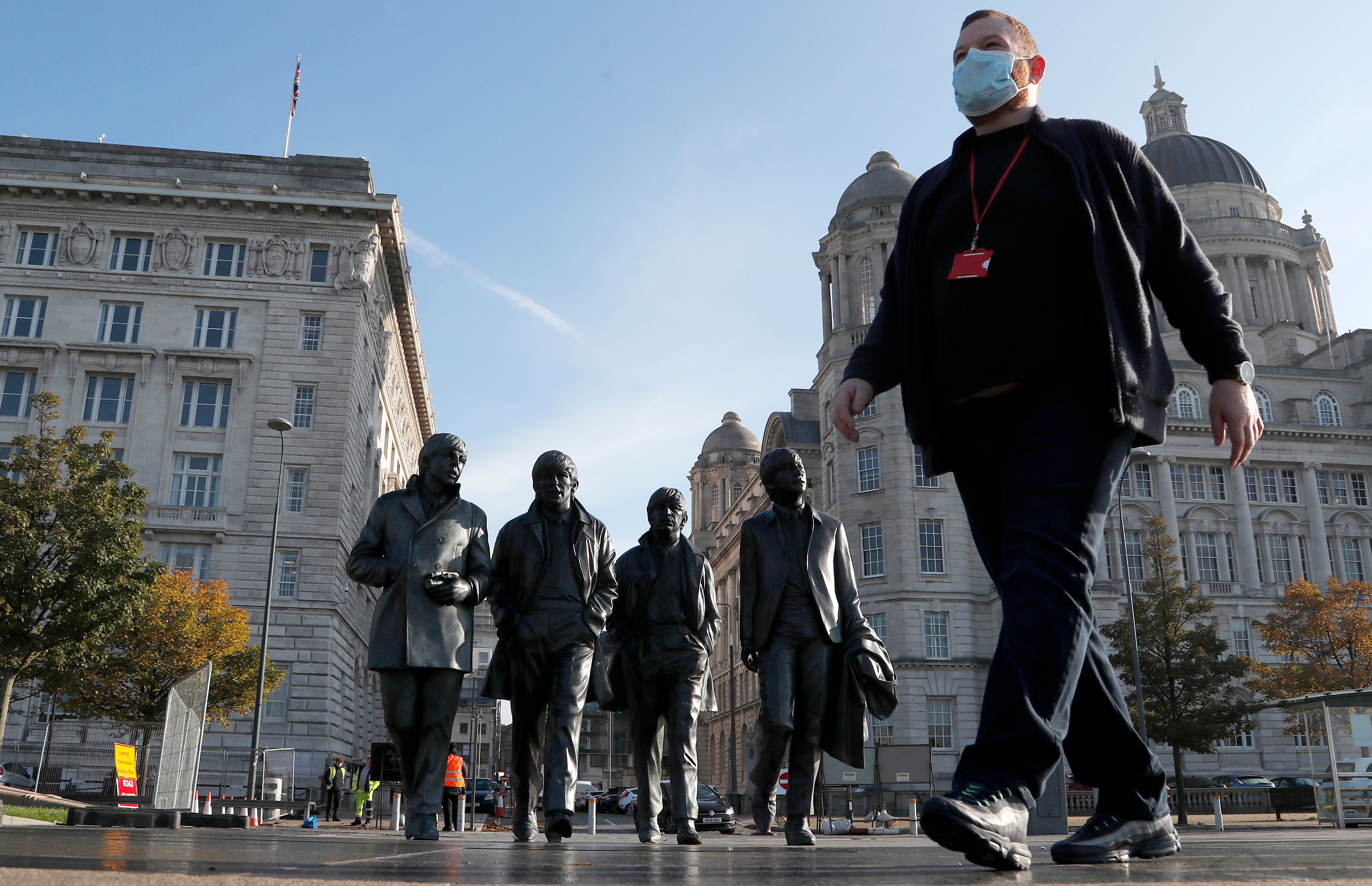 Virus Outbreak Britain North vs South