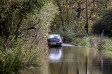 UK sees wettest day on record in wake of Storm Alex