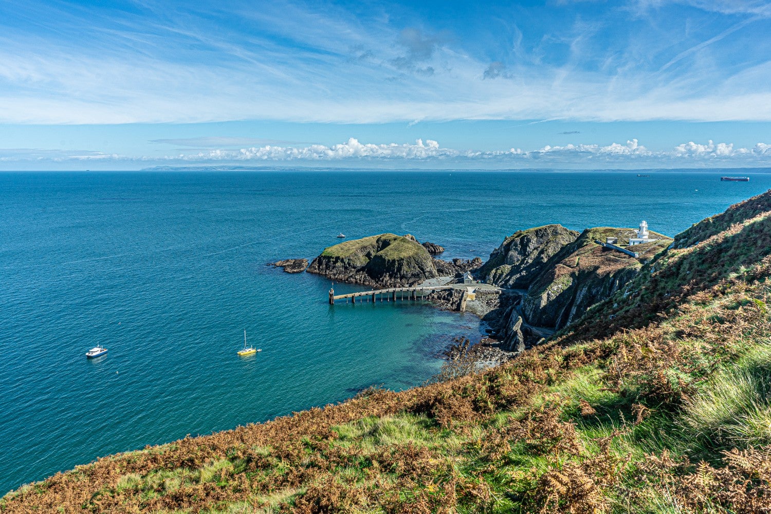 Landing Bay and Pier on Lundy