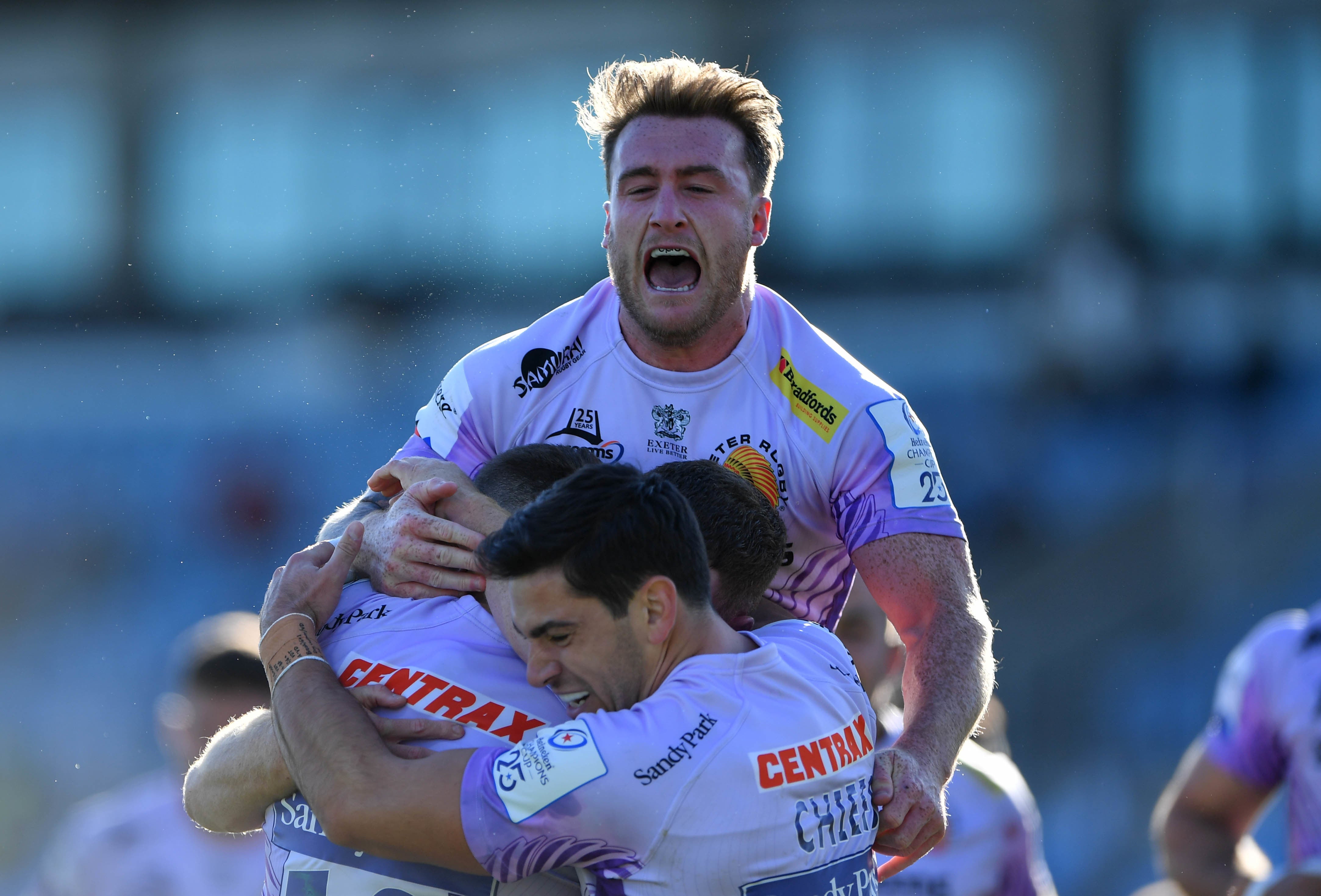 Exeter Chiefs take on Racing 92 in the Heineken Champions Cup final