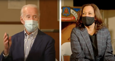 Biden and Harris laugh at and refute Trump attack lines in new video