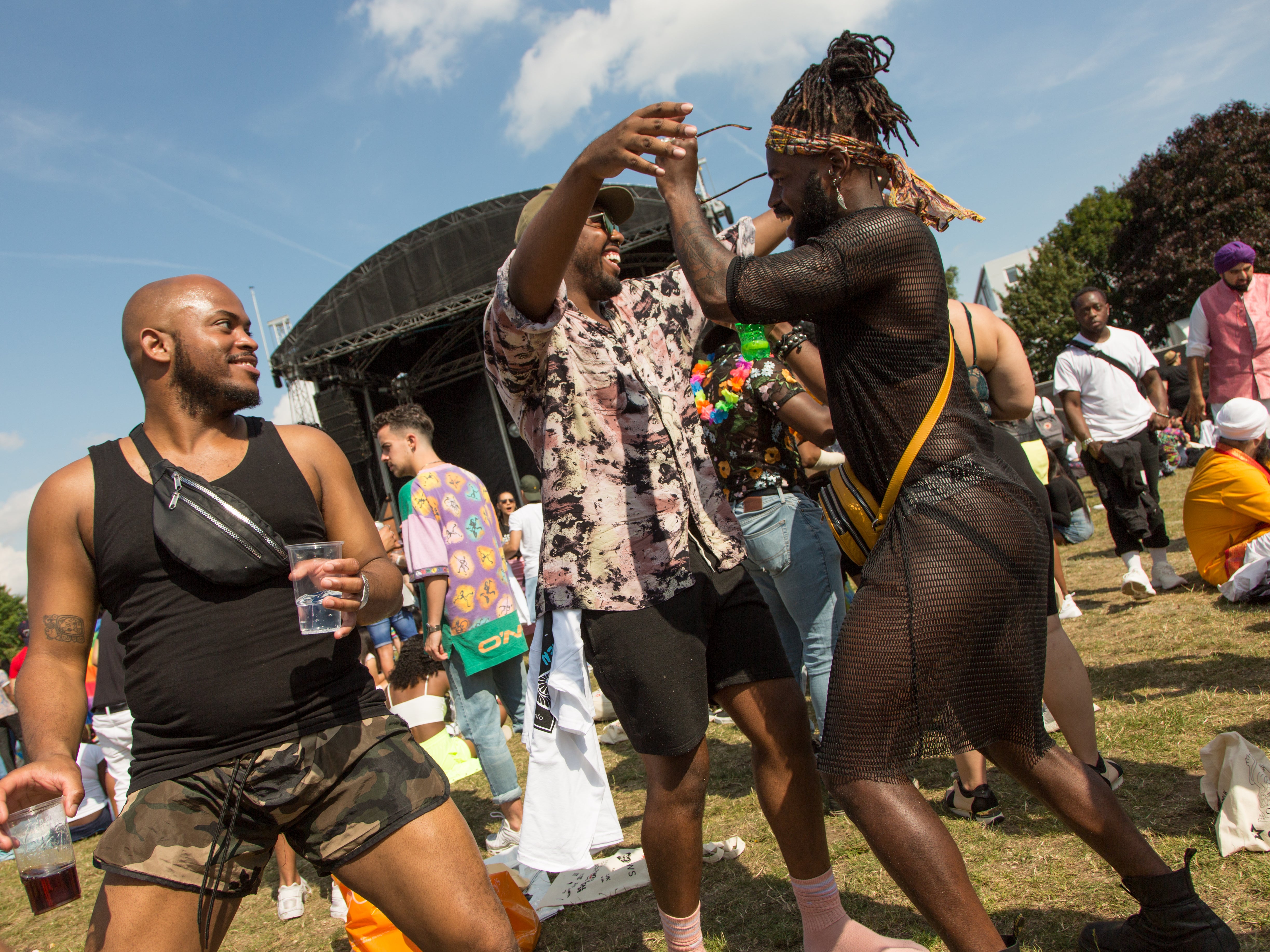 UK Black Pride in Haggerston Park, east London, last year