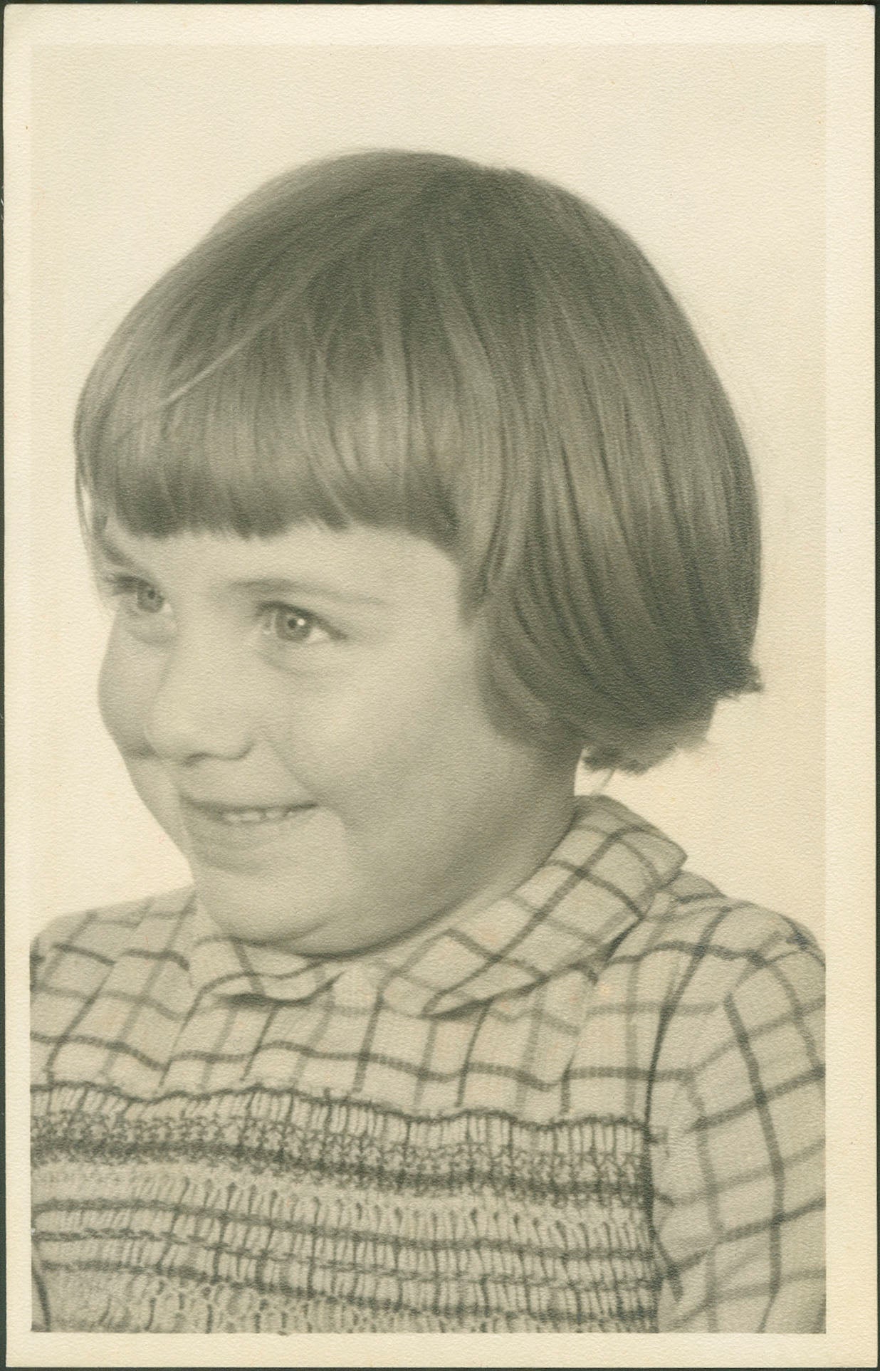 A young Victoria Wood at primary school