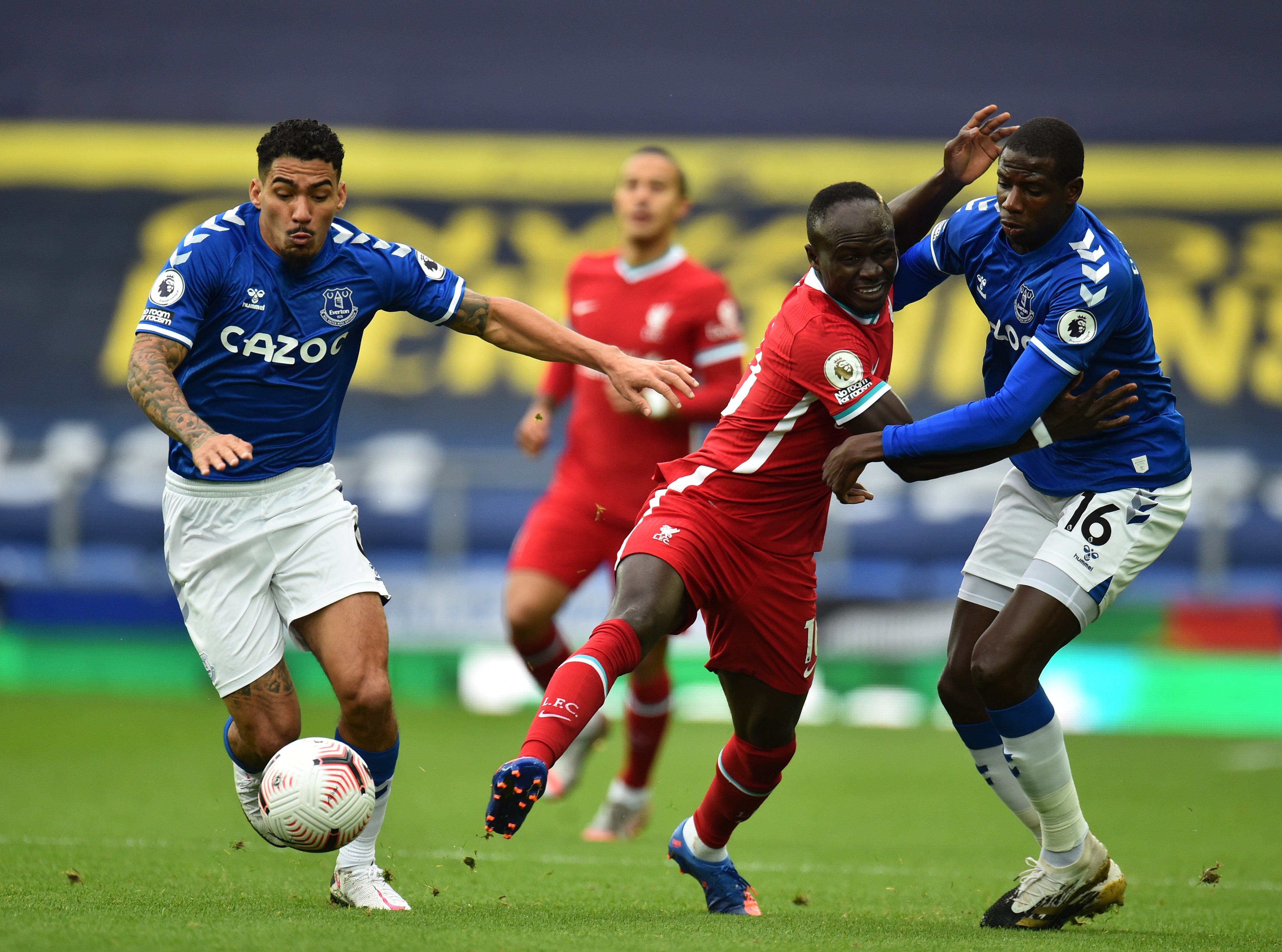 The derby finished level with drama at both ends of the pitch