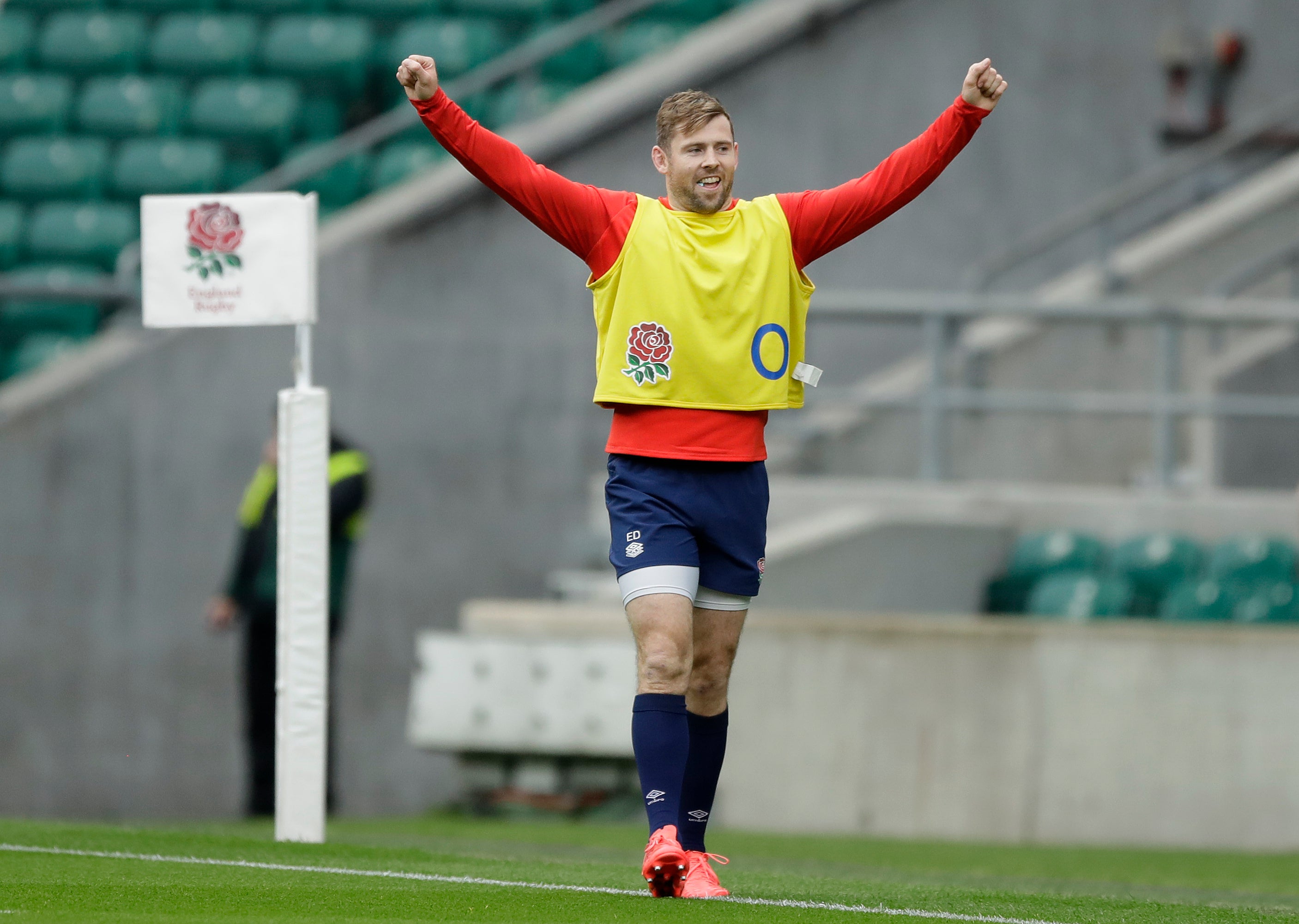 Elliot Daly is looking forward to getting back to Twickenham after eight months away