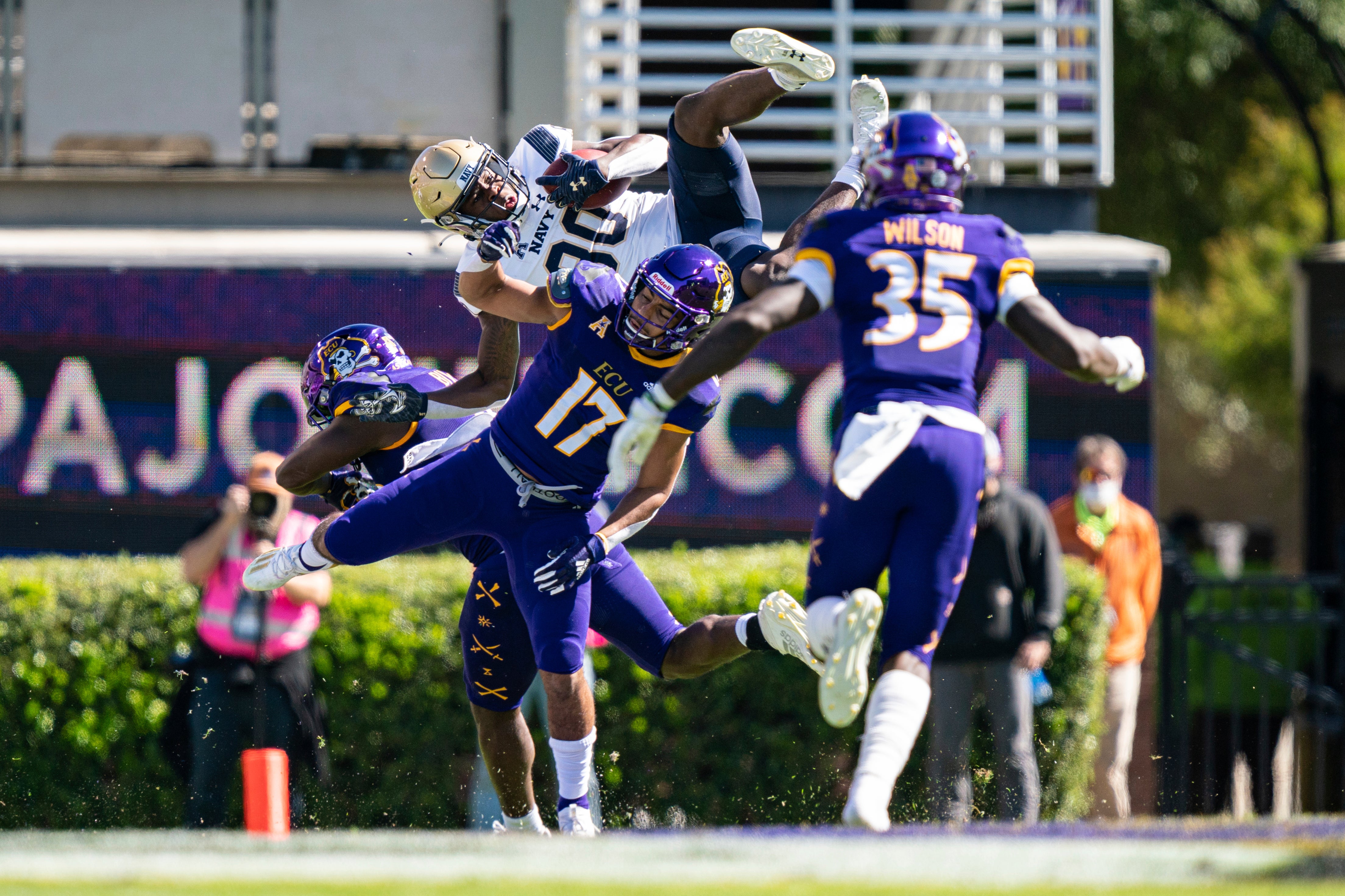 APTOPIX Navy East Carolina Football