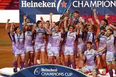 Exeter lift first Champions Cup with thrilling victory over Racing 92