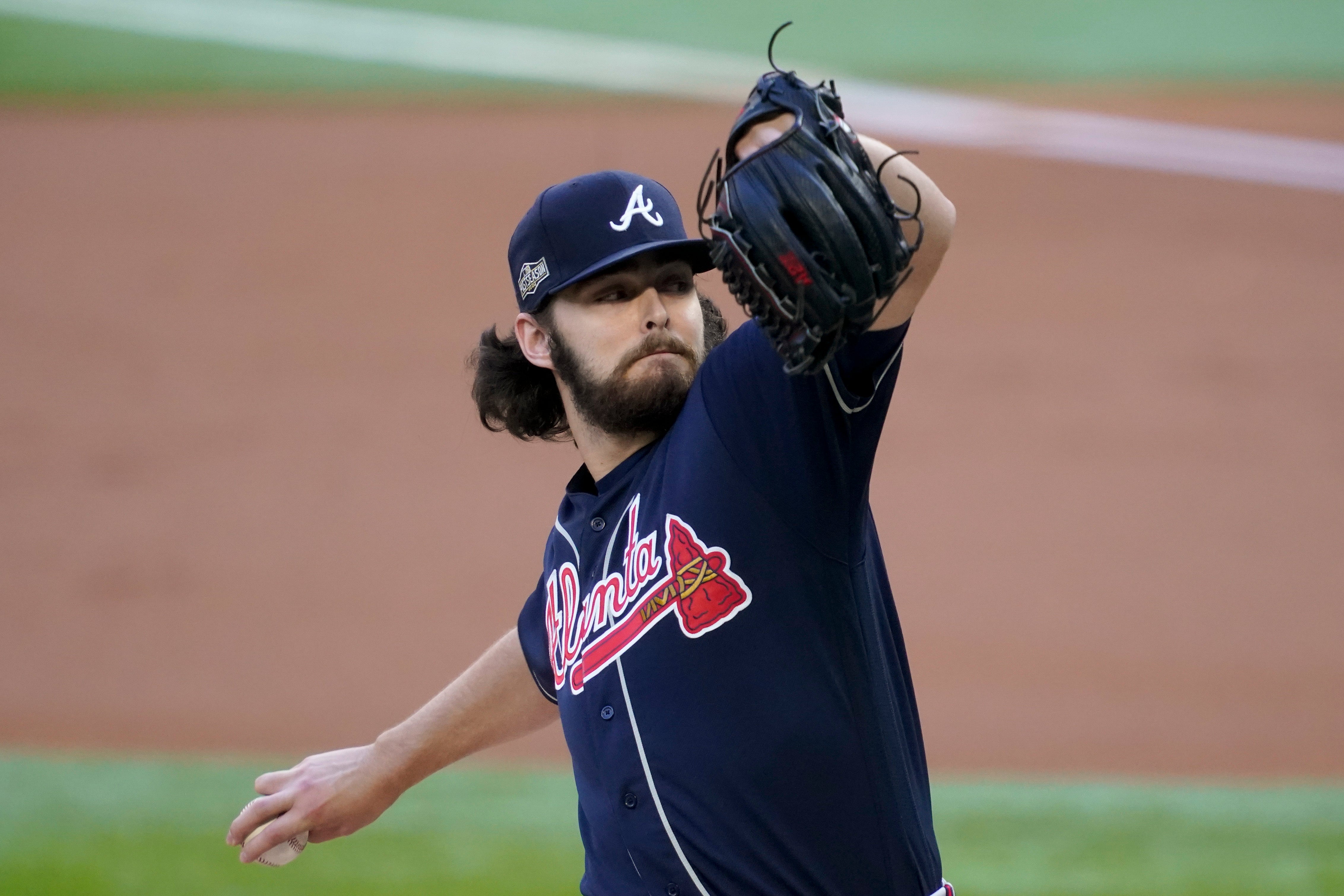 NLCS Braves Dodgers Baseball