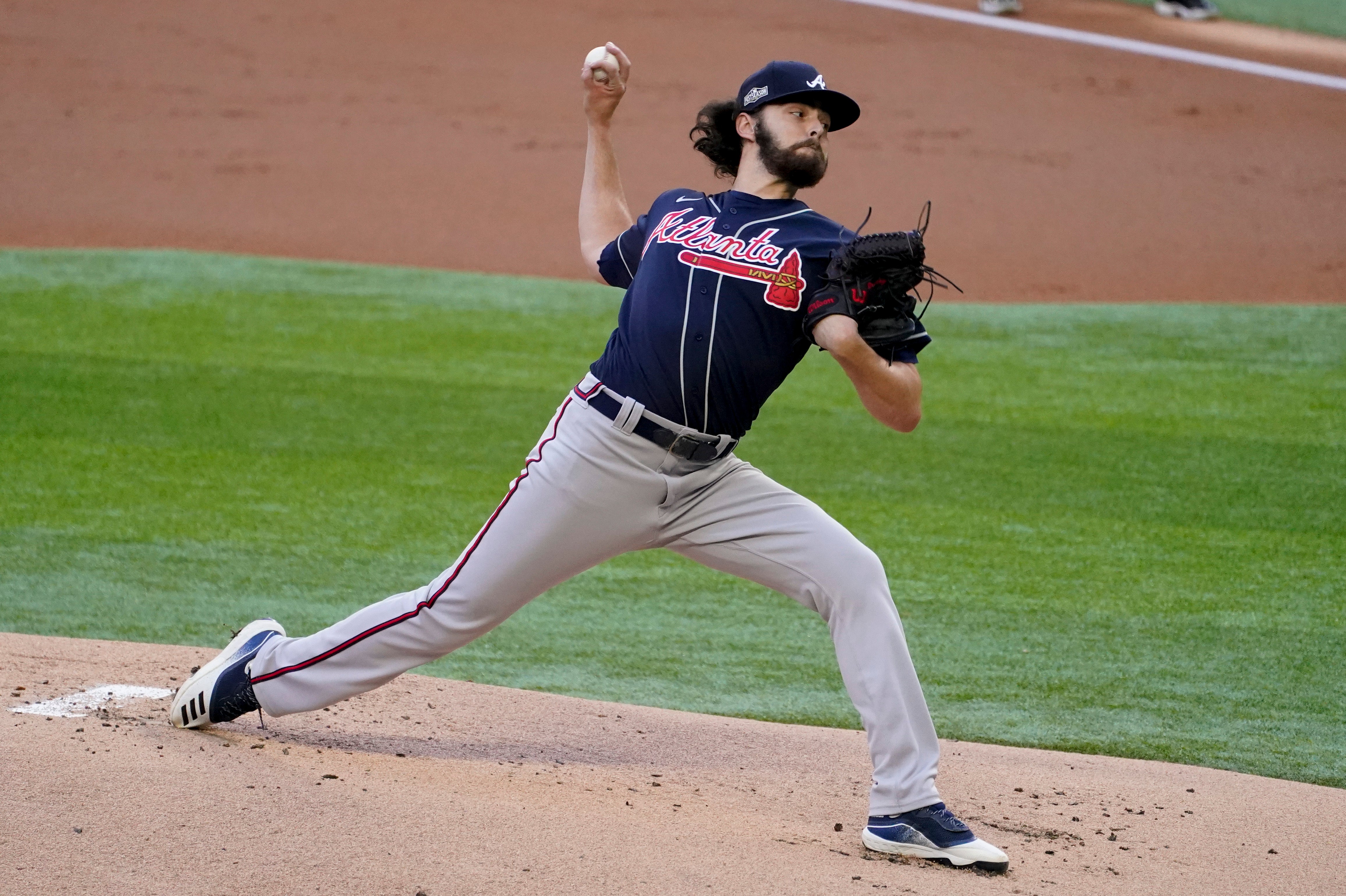 NLCS Braves Dodgers Baseball