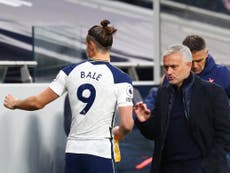 Mourinho refuses to blame Spurs collapse on Bale introduction 