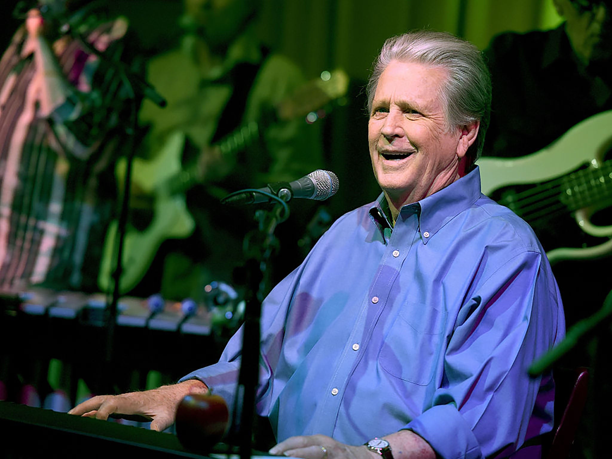 Brian Wilson of The Beach Boys performs in 2015