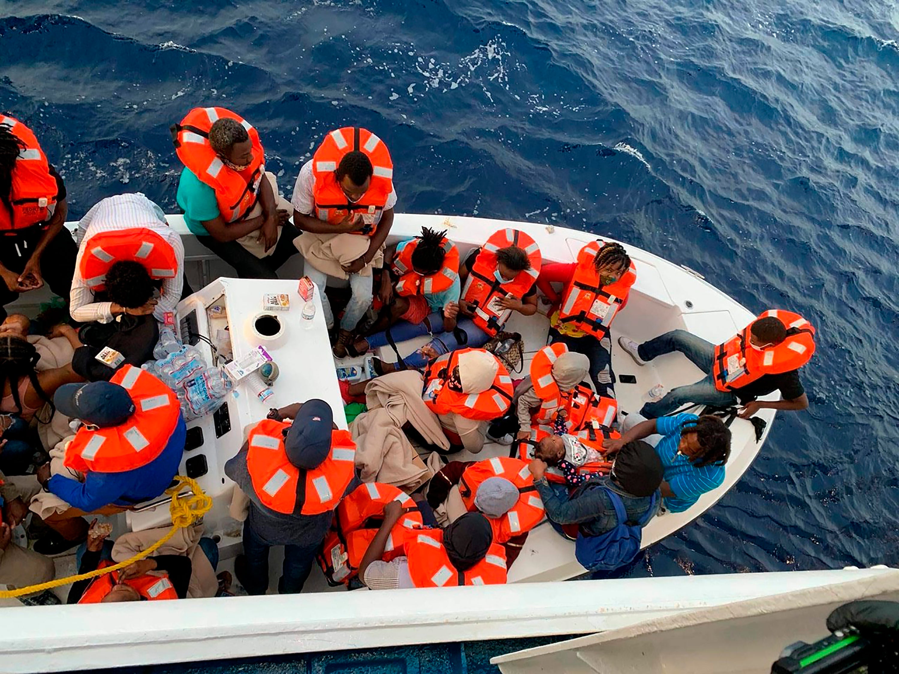 Cruise ship rescues 24 people from sinking boat off Florida coast