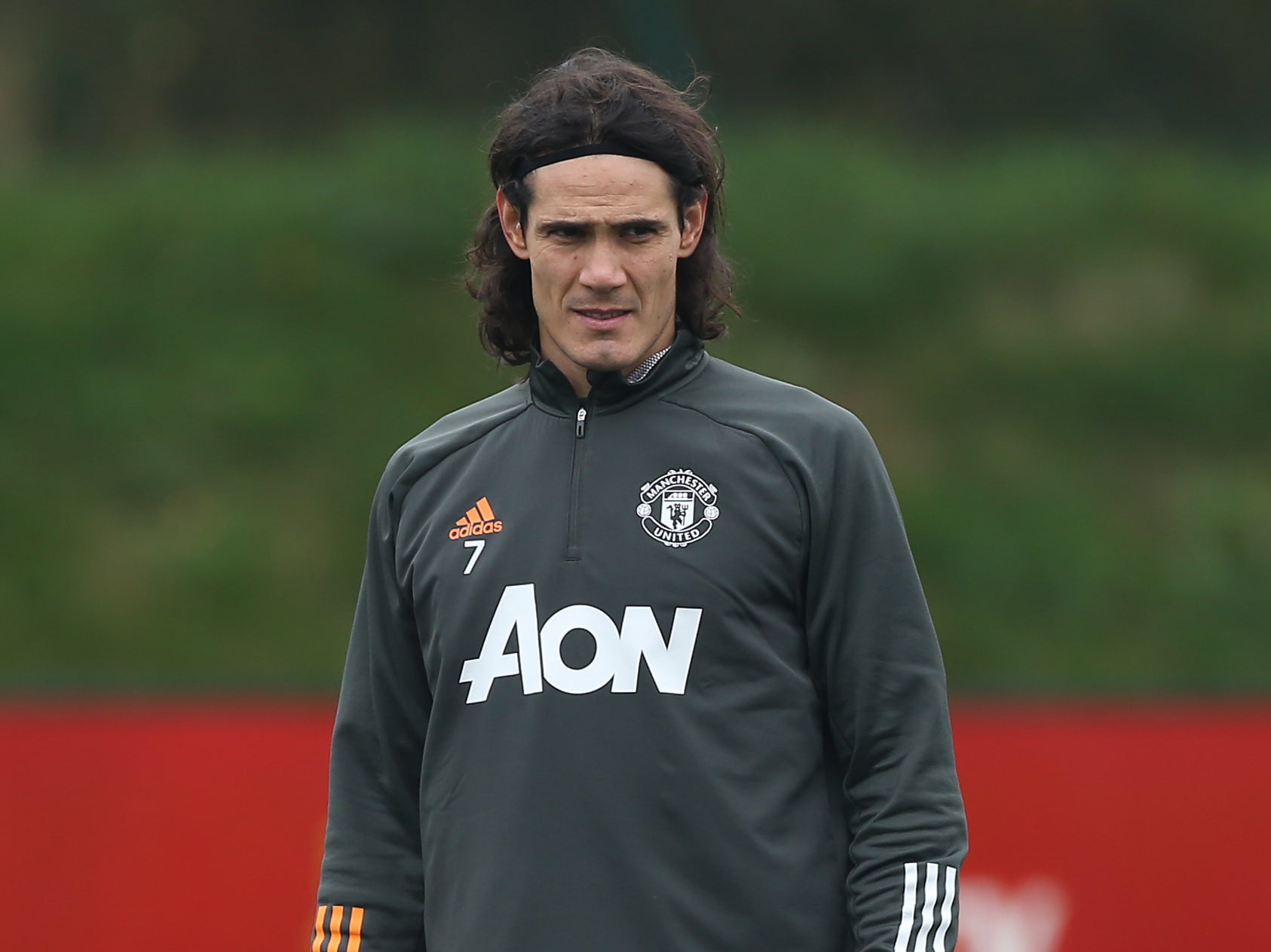 Manchester United striker Edinson Cavani