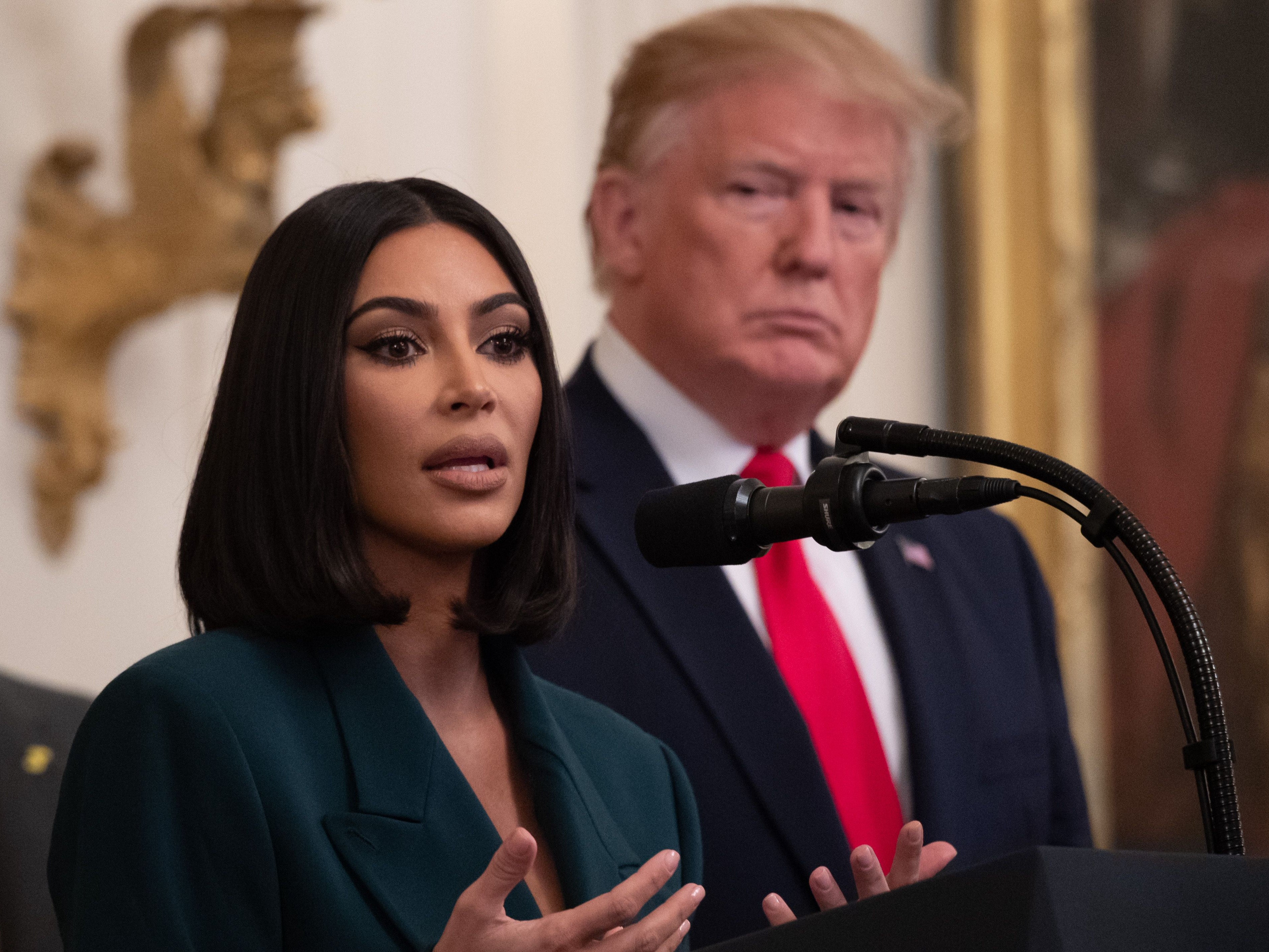 Kim Kardashian says she was warned working with Trump administration could damage her career