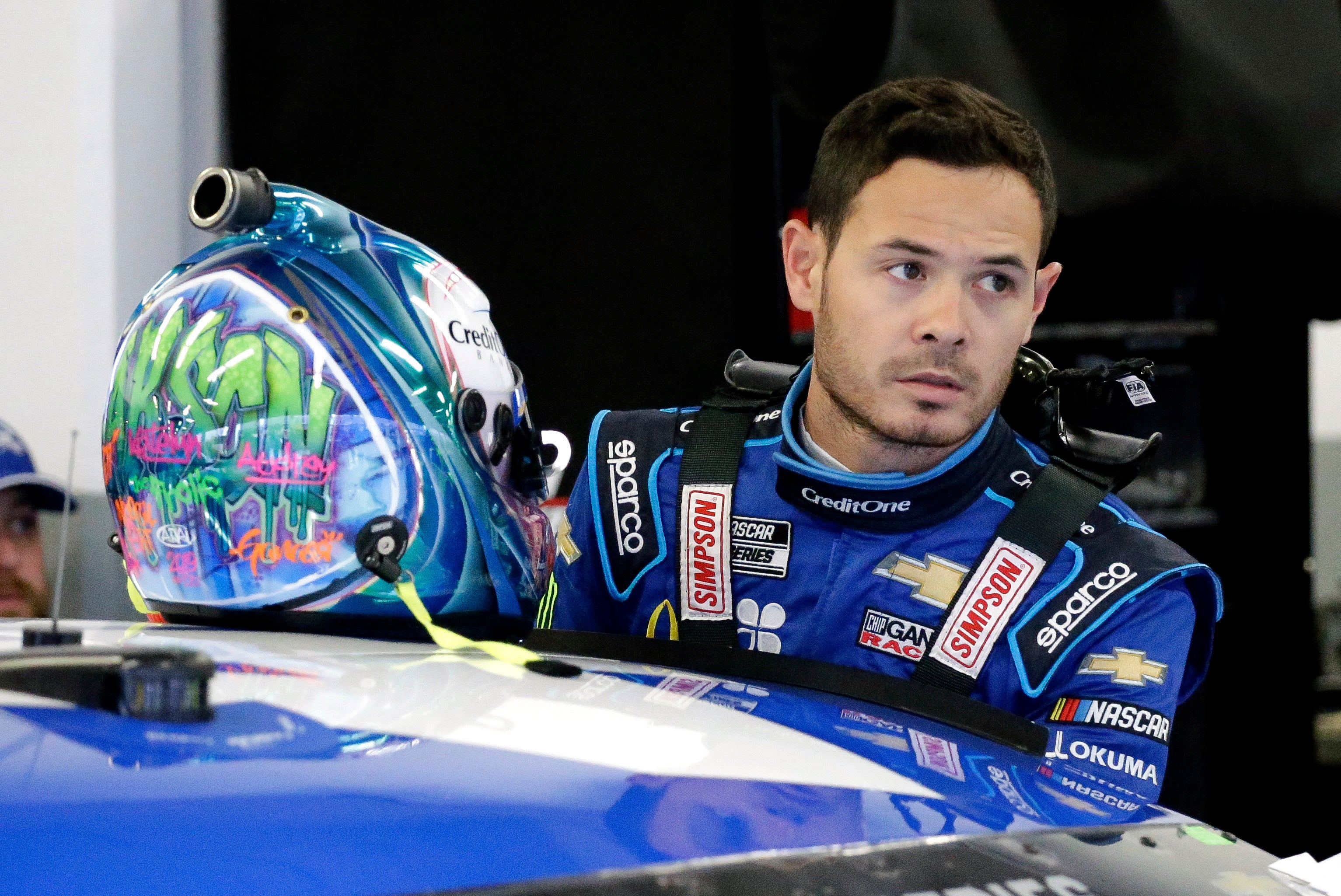 NASCAR-Larson Reinstated Auto Racing