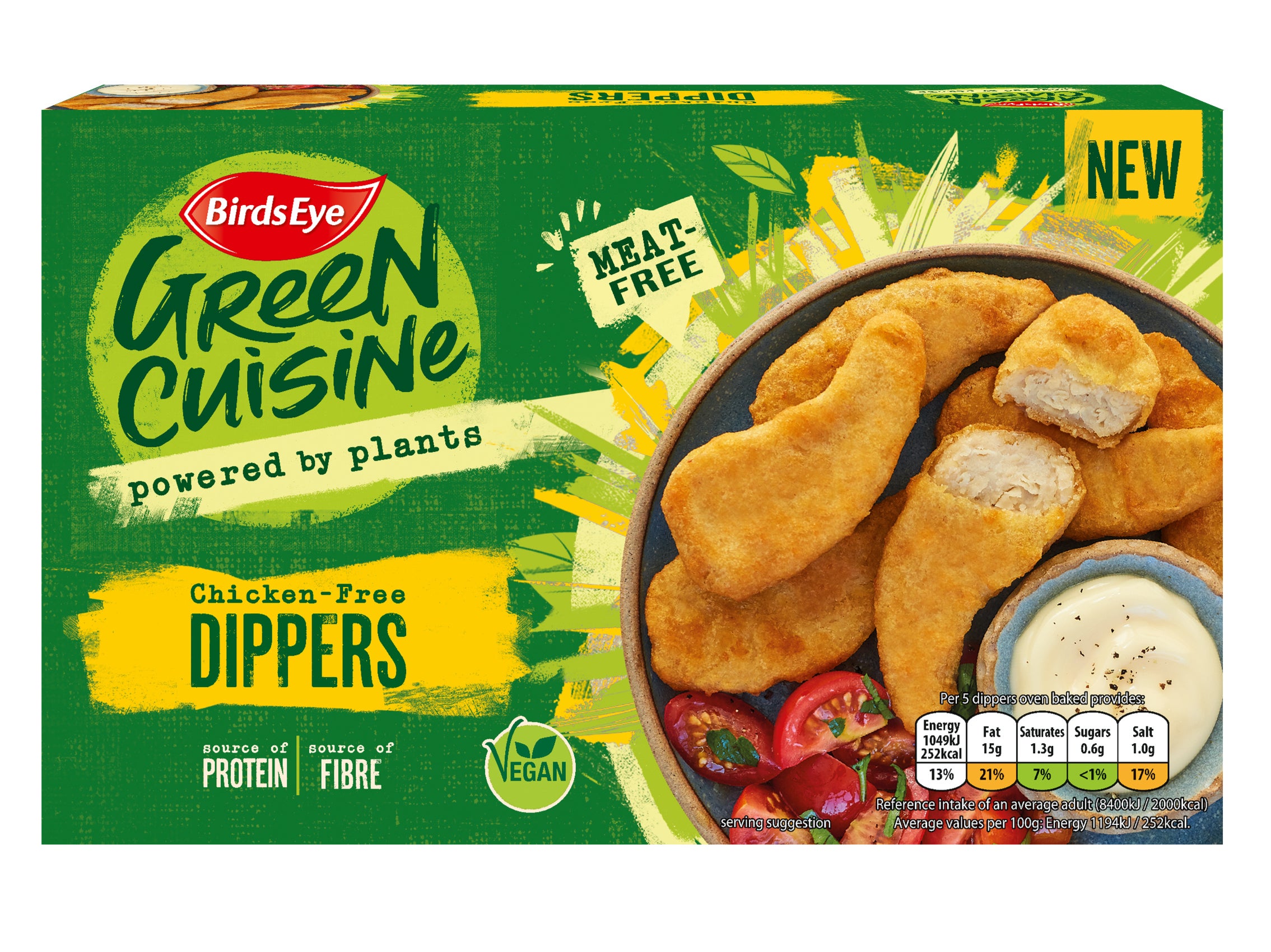 You can now buy vegan Birds Eye chicken dippers