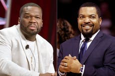 Altered photo shows Ice Cube and 50 Center in ‘Trump 2020’ hats