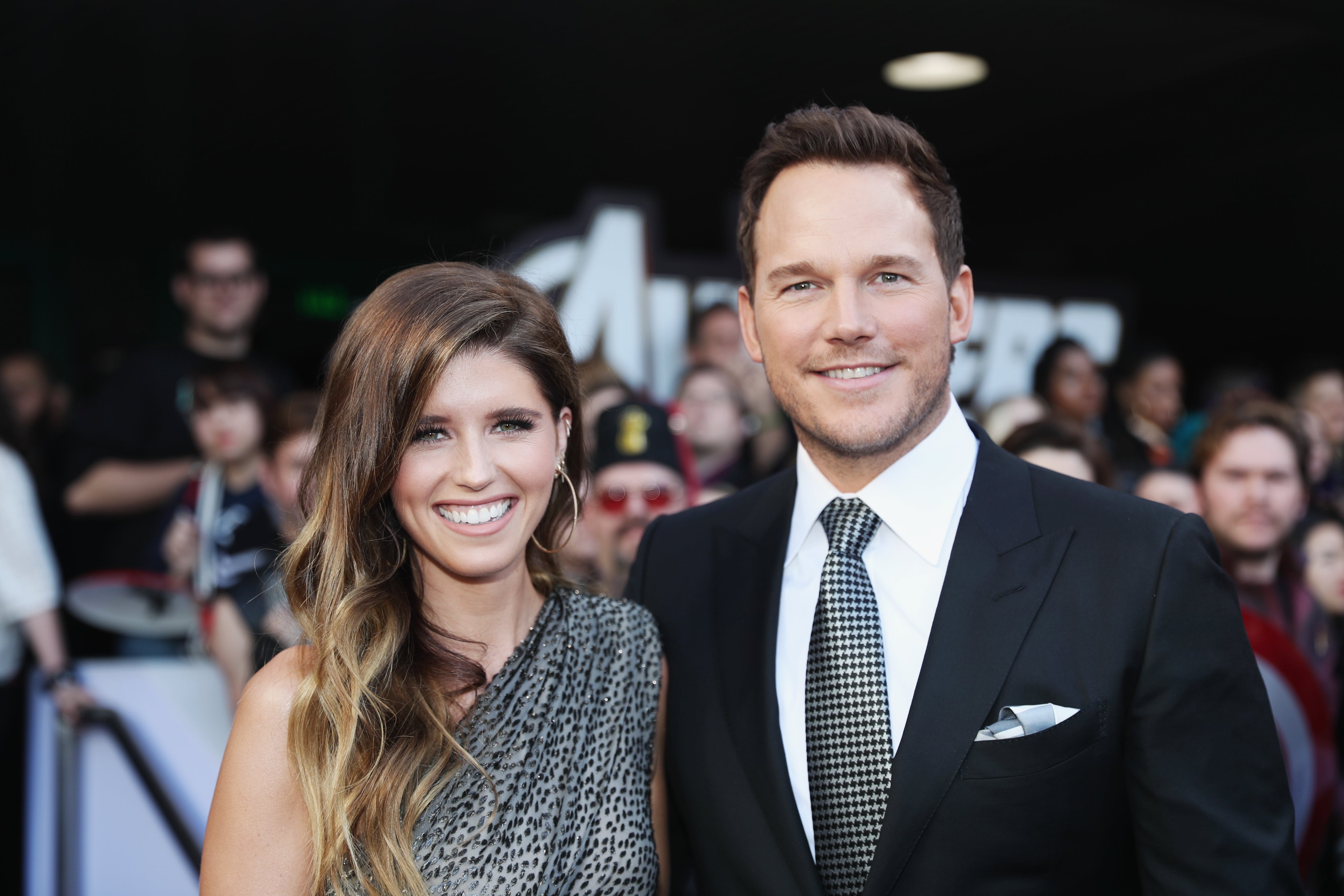 Katherine Schwarzenegger defends husband Chris Pratt