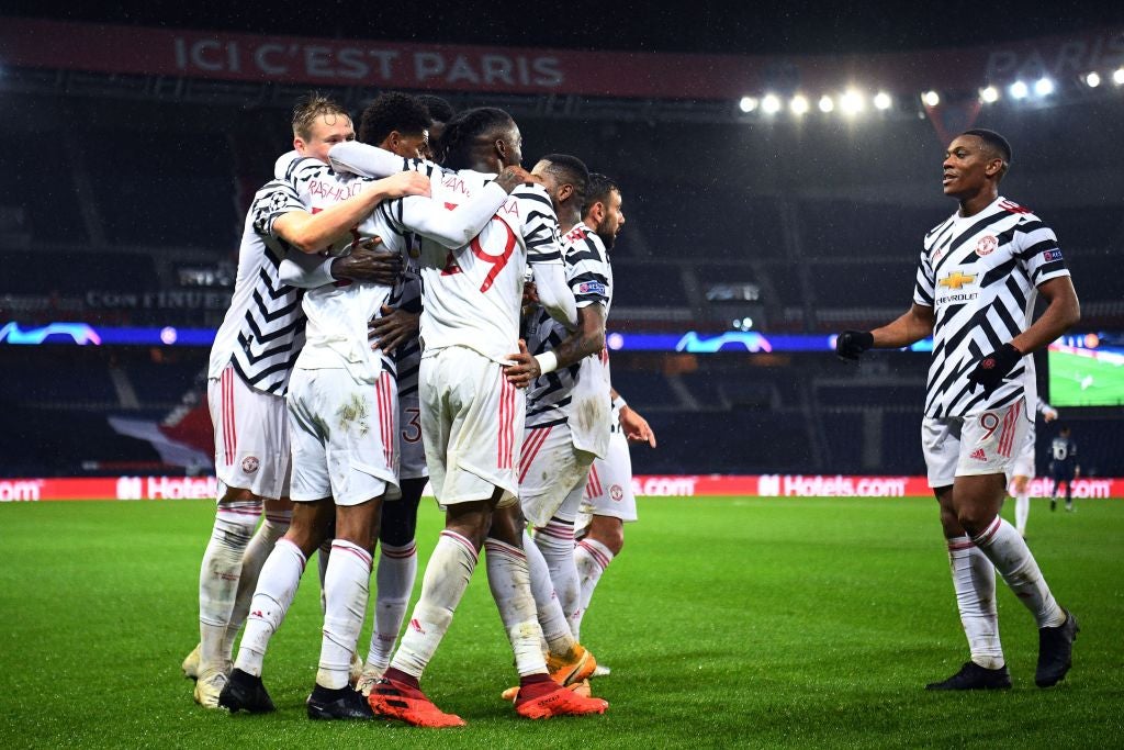 United won without fans in Paris