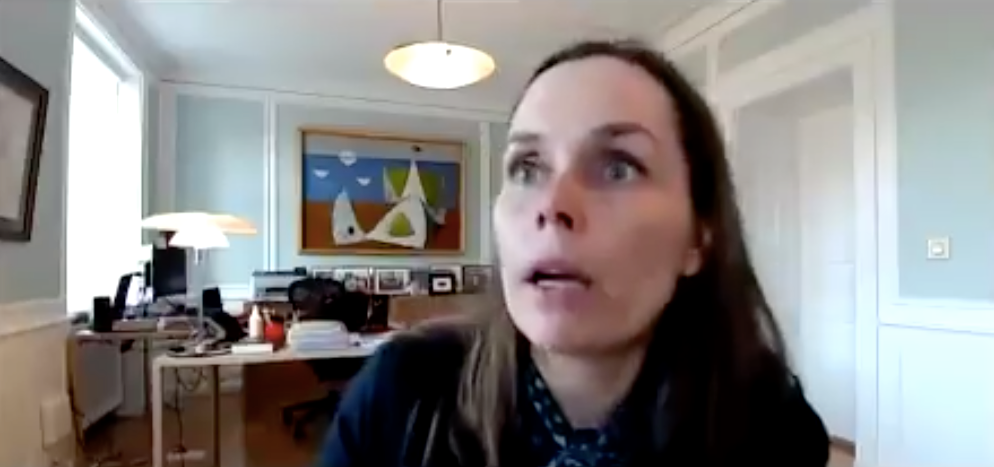 Iceland’s prime minister caught in earthquake during live broadcast