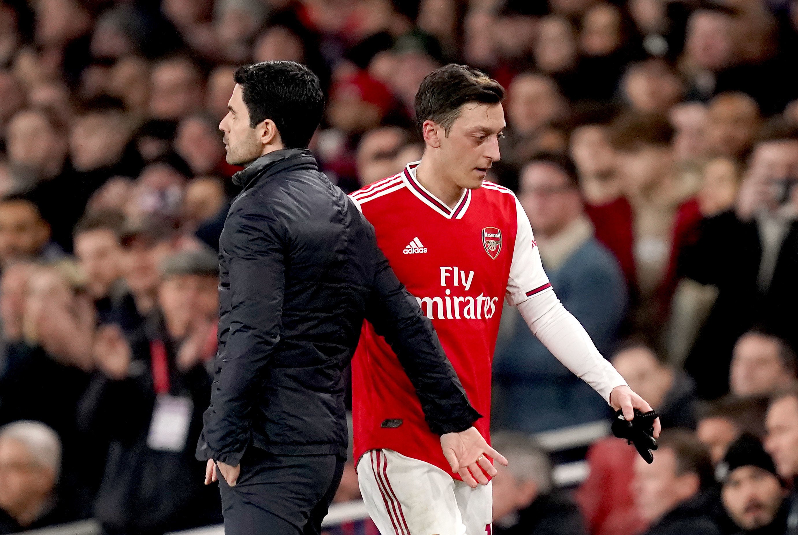 Mesut Ozil has been excluded from Arsenal’s Premier League squad