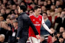 Ozil dropped from Arsenal squad for ‘football reasons’, insists Arteta