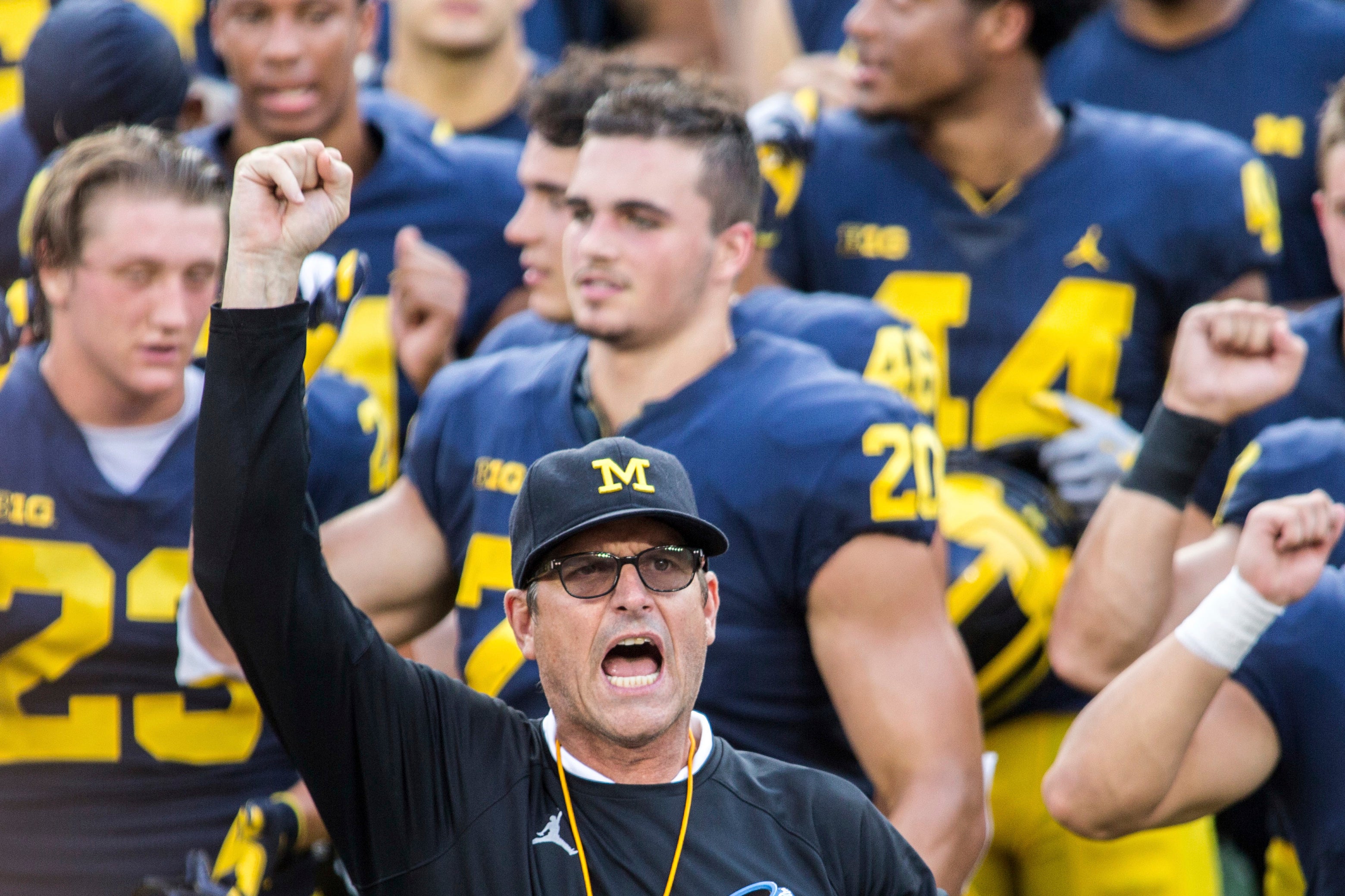 Michigan Harbaugh Football