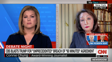 Connie Chung slams Trump as he goes head-to-head with female moderator