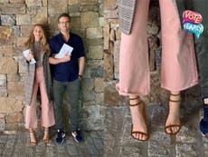 Blake Lively ‘draws heels on bare feet’ in voting photo with Ryan Reynolds