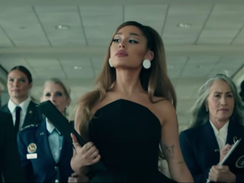 Ariana Grande is president in video for ‘Positions’ 