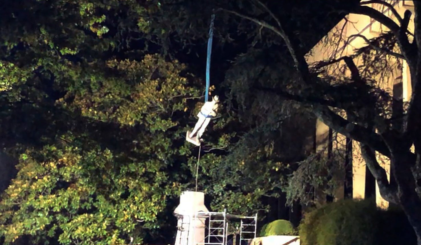 Confederate Monument Removed-Alabama