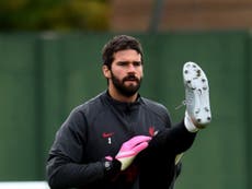 Liverpool given Alisson and Thiago injury boost