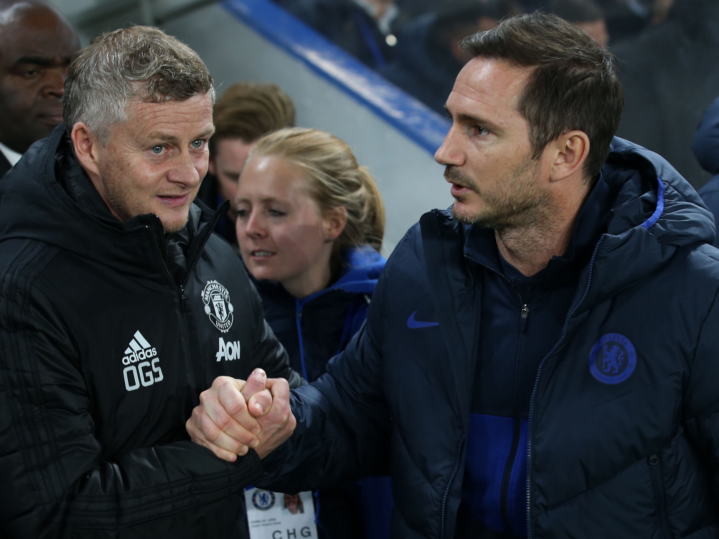 Ole Gunnar Solskjaer and Frank Lampard