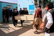 Schoolchildren among those dead in Afghan suicide bombing