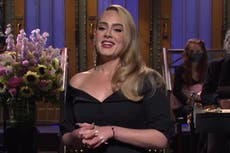 Adele jokes about new look on Saturday Night Live