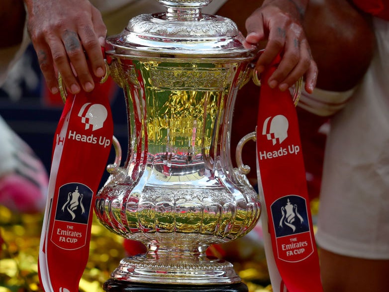 A general view of the FA Cup