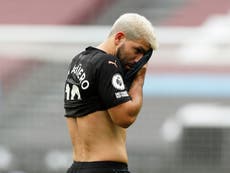 Guardiola offers update on Aguero hamstring injury